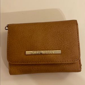 Brown Leather Steve Madden Wallet